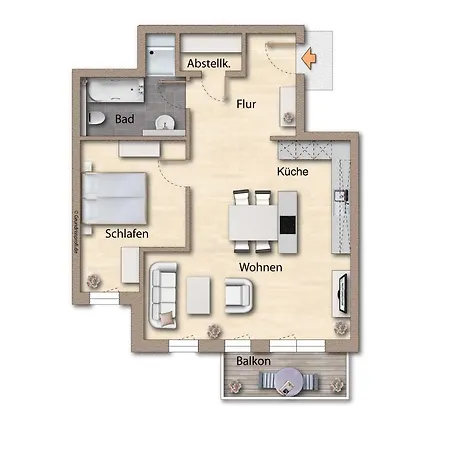 Haus Meeresbrise Haus Meeresbrise 7 Lejlighed *